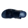Comfortable dark blue mens sandals with soft dual-strap leather and white anti-slip soles by Nova Footwear. Comfortable dark blue mens sandals with soft dual-strap leather and white anti-slip soles by Nova Footwear.