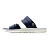 Stylish dark blue mens sandals with white cushioned soles and premium dual-strap leather by Nova Footwear. Stylish dark blue mens sandals with white cushioned soles and premium dual-strap leather by Nova Footwear.