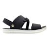 Men's comfortable summer sandals black breathable daily wear chappal Nova back strap adjustable buckle waterproof lightweight sandal with massage sole.