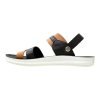 Comfortable Daily Wear Sandals - Tan and Black Walking Sandals comfortable daily wear walking sandals with ergonomic textured footbed