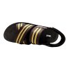 stylish brown striped sandals for men with cross-strap design