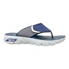 Men's breathable summer slides navy blue grey trendy comfort daily wear chappal Nova sport perforated strap waterproof slide with contoured sole.