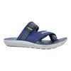 Kids' Navy Blue Waterproof Slides - Nova Kids' navy blue waterproof slides with adjustable buckle and thick white sole Nova breathable lightweight chappal for boys summer wear.