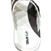 non slip white rubber sole with high traction grip for black and white slides non slip white rubber sole with high traction grip for black and white slides