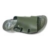 Men's soft summer slippers with buckle comfortable daily wear slippers for men Nova Soft Olive Green waterproof chappal with massage footbed