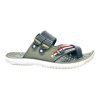 > Men's soft summer slippers olive green buckle comfort daily wear chappal Nova Soft adjustable strap waterproof slide slipper with massage footbed.