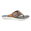 Men's Breathable Summer Slides - Brown Nova Men's breathable summer slides brown tan trendy comfort daily wear chappal Nova buckle strap lightweight waterproof slide with textured sole.