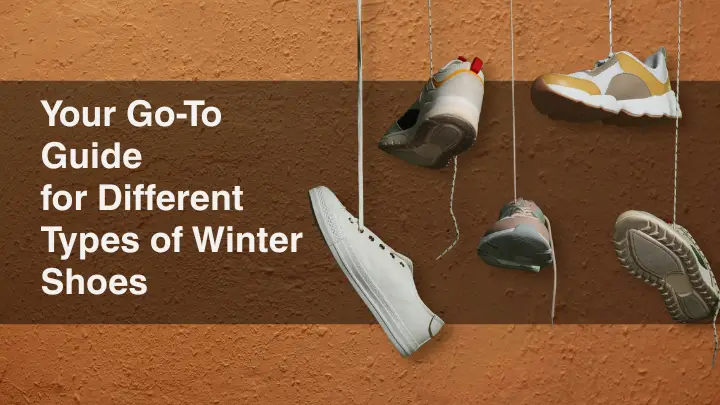 winter shoes for snowy weather with strong grip soles