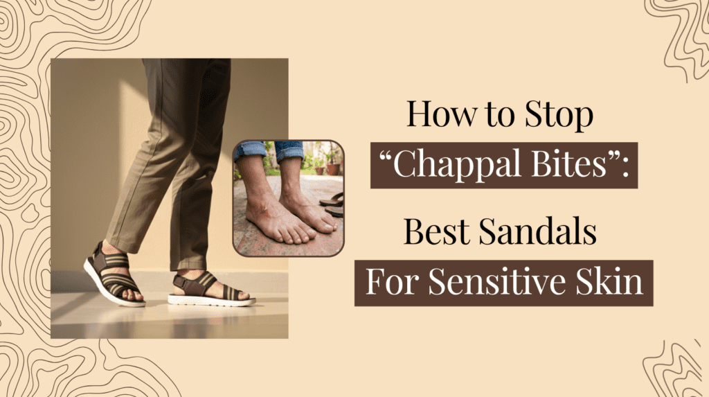 How to stop Chappal Bites with lightweight breathable upper material sandals Nova Footwear Lahore