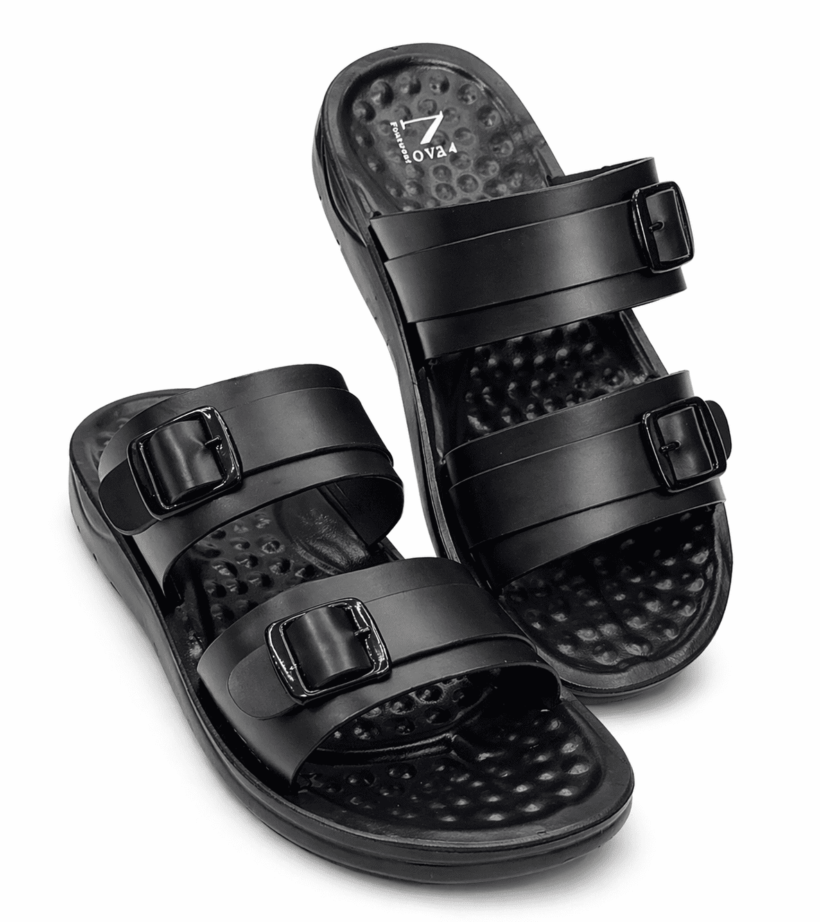 Handmade Men's Slippers NT 1101 Lightweight Medicated PU Rexine Nova Footwear