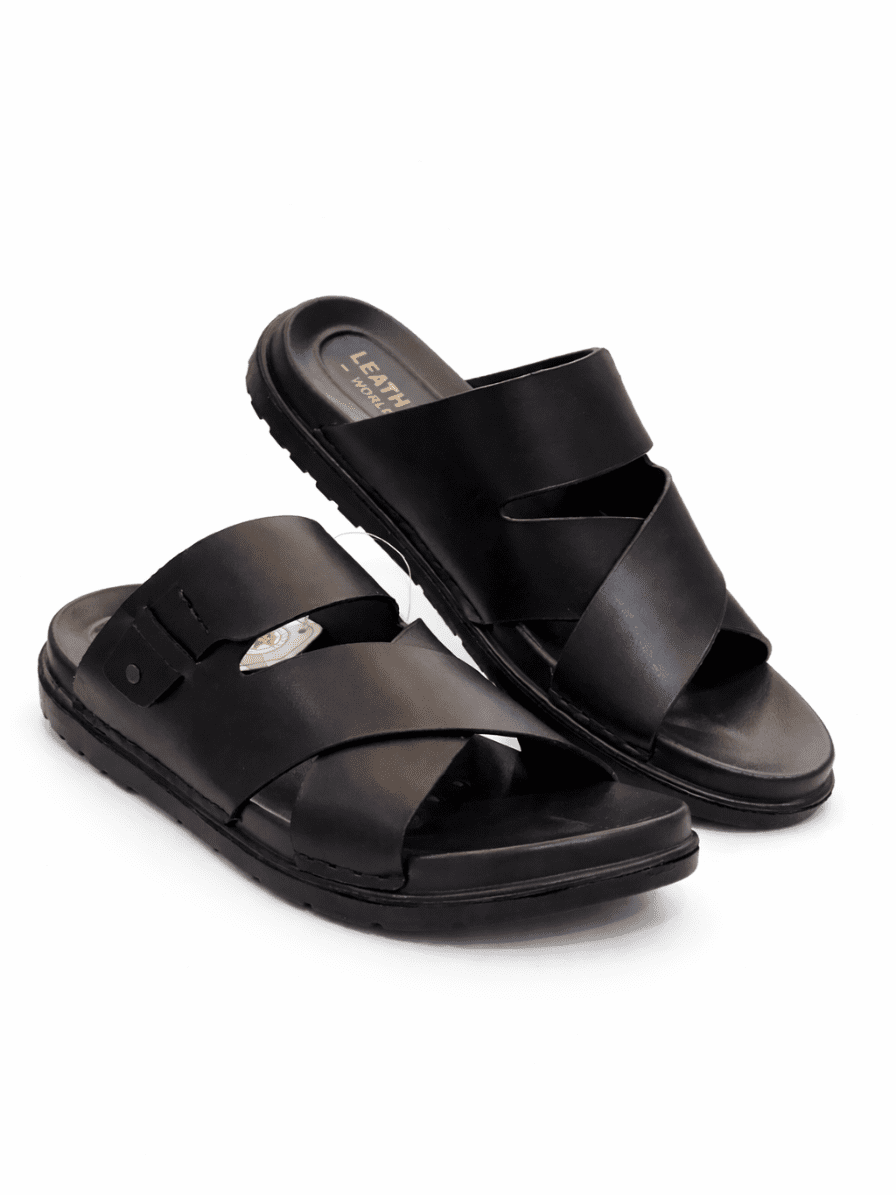 Handmade Men's Slippers | Nova Footwear medicated PU Rexine lightweight footwear for men.