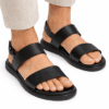 Handmade men's sandal medicated PU Rexine Nova lightweight 2 in 1 slipper and sandal
