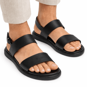 Handmade men's sandal medicated PU Rexine Nova lightweight 2 in 1 slipper and sandal