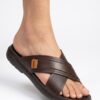 Medicated sole men's slipper with 1.44mm anti-slip resin grip Nova handmade footwear