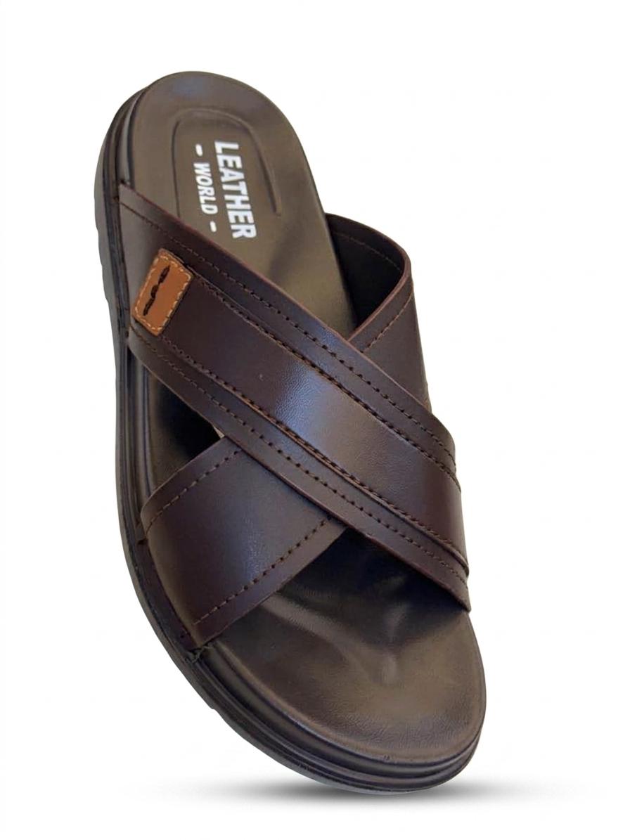 Medicated men's slippers with 1.44mm orthopedic resin sole Nova lightweight handmade footwear