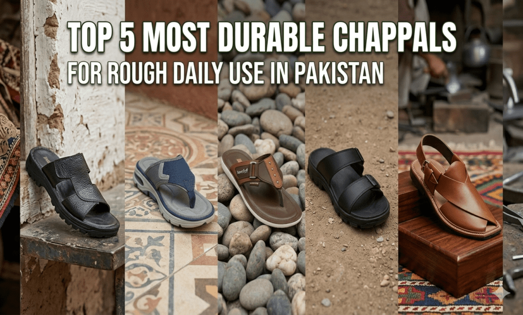 High-fidelity image of Nova Titan durable chappals with water-resistant slides properties for rough daily use.
